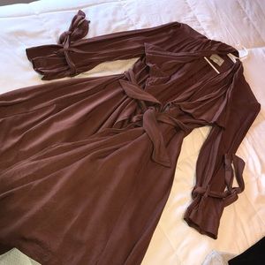 Dressy light trench coat